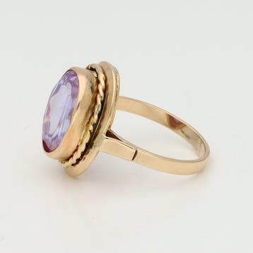 Ring - 14 karaat Geel goud, Handtassen en Accessoires, Ringen, Nieuw