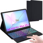 Tab S10 FE+ 13,1 Hoes + Touchpad | Retour Deal | Sla je..., Multimediatoetsen, Verzenden, ROOFEI, Nieuw