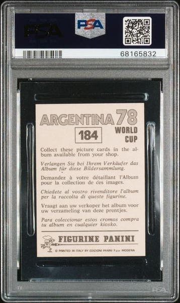 Panini 1978 Panini World Cup Argentina 78 #184 Hugo Sanchez, Collections