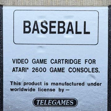 Atari - 2600 VCS - BASEBALL - Videogame - Zonder originele, Nieuw