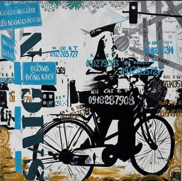 Nguyen Van Pho (1999) - Le Bruit de Saigon 80 80 cm