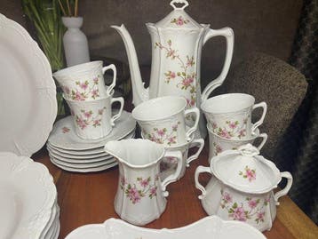 Hutschenreuther - Eetservies voor 6 (37) - Porselein -, Antiek en Kunst