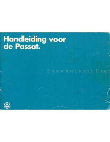 1983 VOLKSWAGEN PASSAT INSTRUCTIEBOEKJE NEDERLANDS