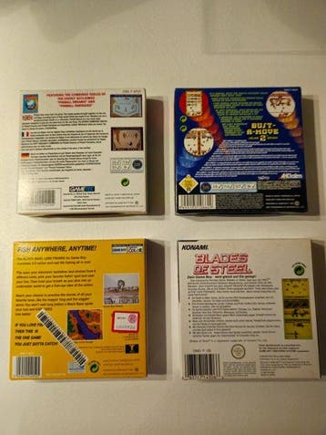 Nintendo - Gameboy Classic - Lotto di 4 Videogiochi Vintage