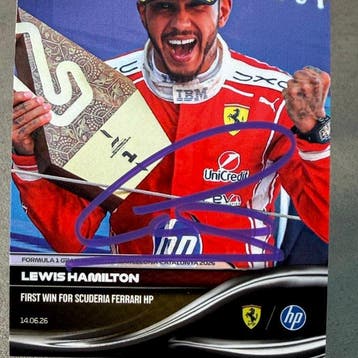 Ferrari - Topps Now - (038) Lewis Hamilton First Win for