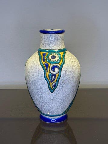 Boch Frères, Keramis Boch, Keramis - Charles Catteau - Vase, Antiek en Kunst