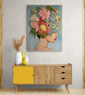 J. DELGALLO - Flora XL. ( NO Reserve )