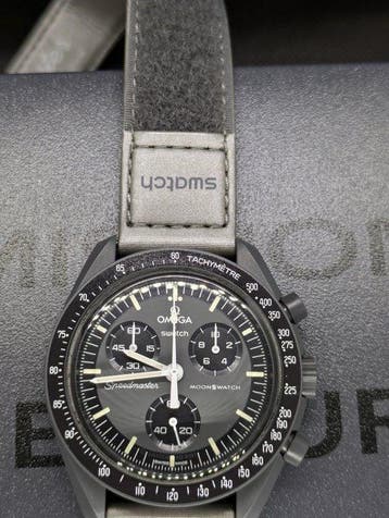 Swatch - MoonSwatch - Mission to Mercury - Sans prix de, Handtassen en Accessoires, Nieuw