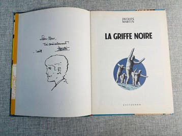 Alix T5 - La Griffe Noire + dédicace - C - 1 Album - Herdruk, Livres
