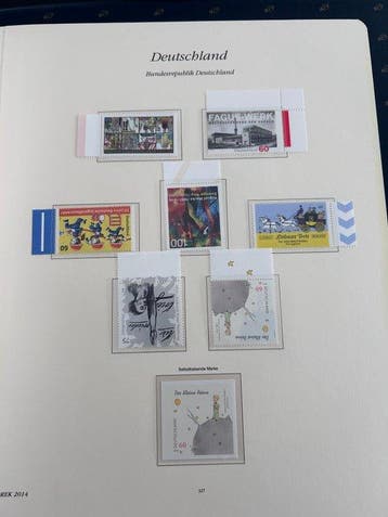 Allemagne, République Fédérale - 2 Safe-Ringbücher; RFA**;, Timbres & Monnaies