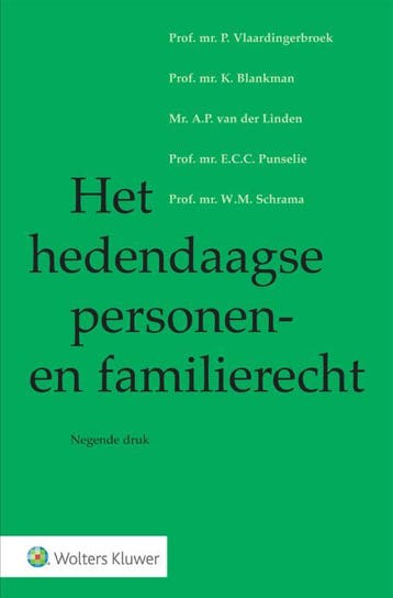 Het hedendaagse personen- en familierecht 9789013157185, Verzenden, Gelezen