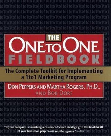 One to One Fieldbook 9780385493697 Don Peppers, Verzenden, Gelezen, Don Peppers