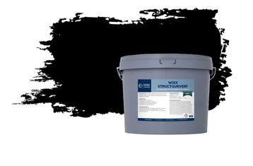 Wixx Structuurverf Mat - 10L RAL 9005 | Gitzwart 10L, Verzenden, Nieuw
