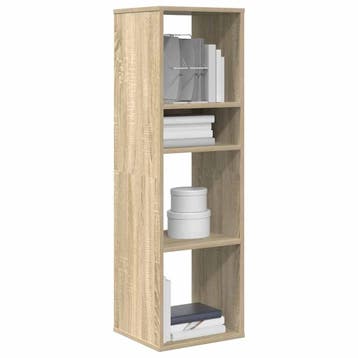 vidaXL Boekenkast 34x31x112 cm bewerkt hout sonoma, Verzenden, Nieuw