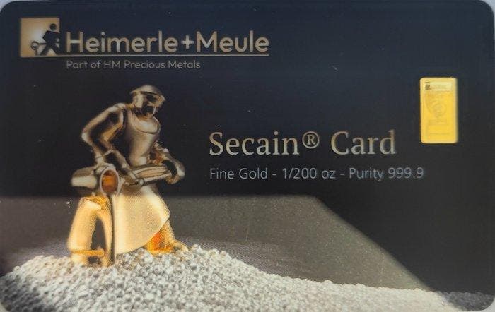 1/200 oz - Goud .999 - Heimerle + Meule (Zonder, Postzegels en Munten, Edelmetalen en Baren