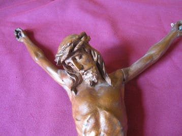 sculptuur, Corpus Christi - 45 cm - Hout