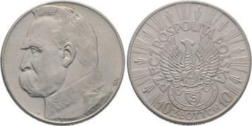 10 Zloty 1934 Polen Republik 1918-1939, Verzenden, België