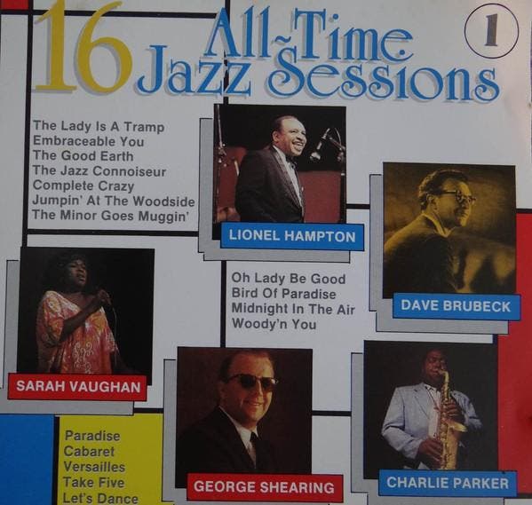 Various - 16 All-Time Jazz Sessions 1, Cd's en Dvd's, Cd's | Jazz en Blues, Gebruikt, Verzenden