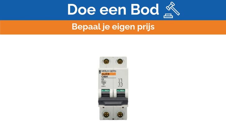 Bieden: Merlin Gerin Multi 9 C60H C2 Miniature Circuit Brea, Watersport en Boten, Bootonderdelen, Ophalen of Verzenden