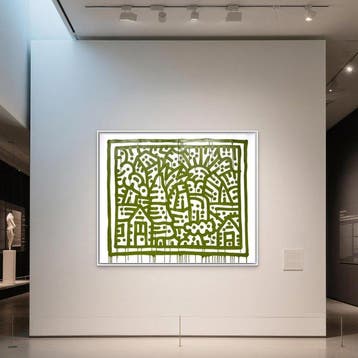 Nuno Barbedo (1983) - Green Village (XL Size Painting)
