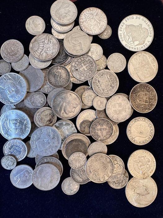 Wereld. Collection historique de pièces en Argent .1 kilo (, Postzegels en Munten, Munten | Europa | Niet-Euromunten