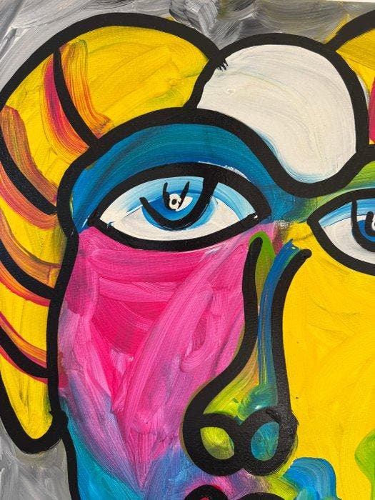 Peter Robert Keil - Georg Baselitz, Antiquités & Art, Art | Peinture | Moderne
