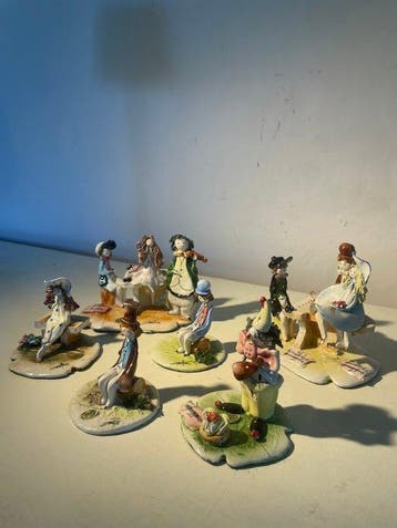 Lino Zampiva - Pastelceramica - Beeldje (7) - geglazuurd