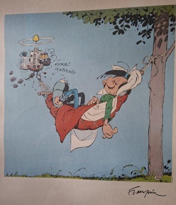 Franquin, André - 1 Silkscreen - Gaston - Gaffes et gadgets