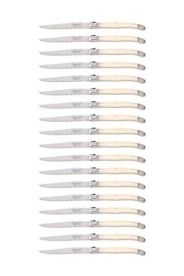 Laguiole - 18x Steak Knives - Pearl - style de -