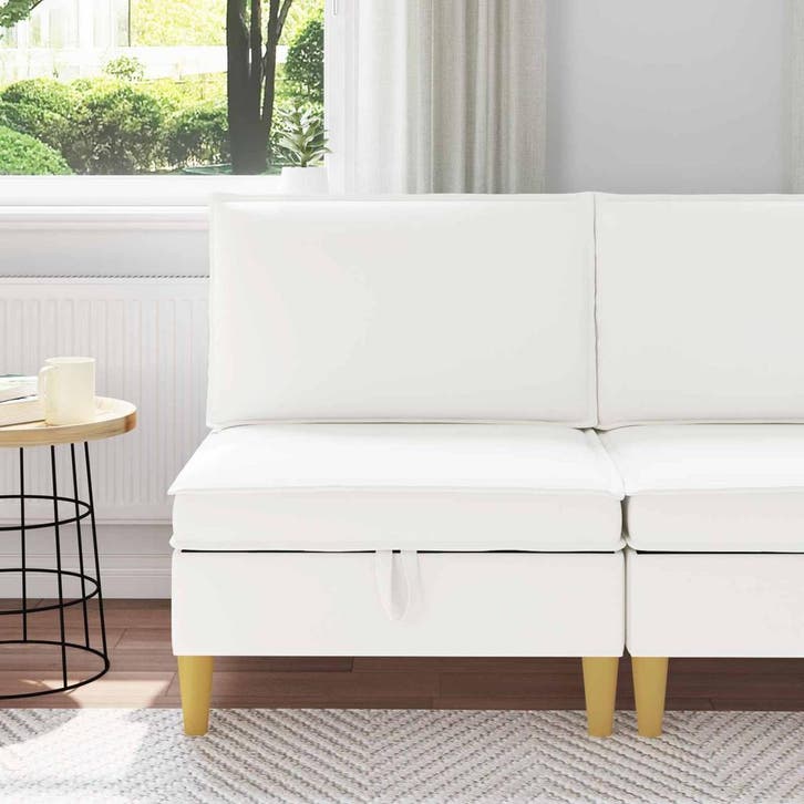 vidaXL Sofa met opslag Stof, Maison & Meubles, Canapés | Salons, Envoi