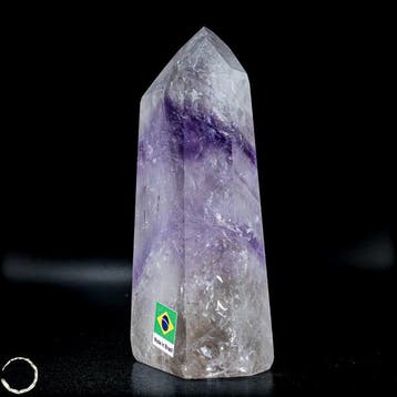 Natuurlijke topkwaliteit paarse Phantom-amethist Obelisk-
