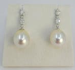 Oorbellen - 18 karaat Witgoud - 0.21ct. tw. Diamant, Handtassen en Accessoires, Oorbellen, Nieuw