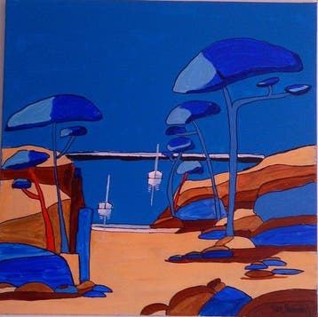 Yves Decaudan - Calanque bleue