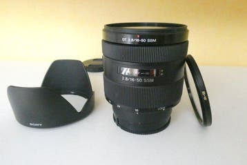 Sony F.2,8/`16-50 mm SSM,top lens!compleet geleverd!, Nieuw
