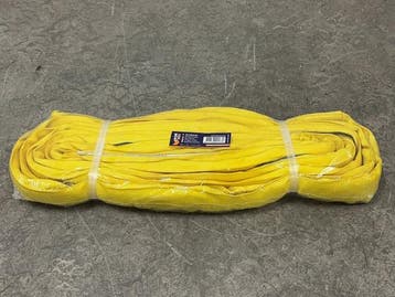 Veiling - 4x Konvox Rondstrop Geel 3 Ton – 4m, Bricolage & Construction