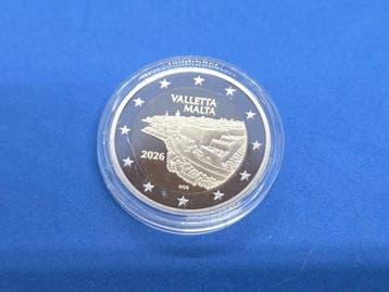 Malta. 2 Euro 2026 Valletta Proof (Zonder minimumprijs), Postzegels en Munten