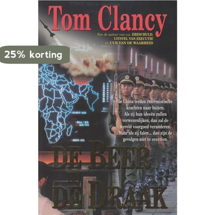 De beer en de draak 9789022985144 Tom Clancy, Boeken, Thrillers, Gelezen, Verzenden