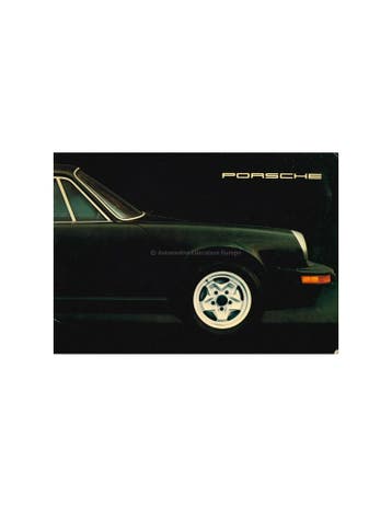 1975 PORSCHE 911 BROCHURE DUITS, Boeken, Ophalen of Verzenden, Nieuw