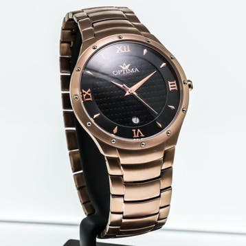 Optima - Swiss Made Watch - Sans prix de réserve -, Handtassen en Accessoires, Nieuw