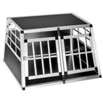 tectake Hondentransportbench dubbel met een rechte achterwan, Dieren en Toebehoren, Verzenden, Nieuw