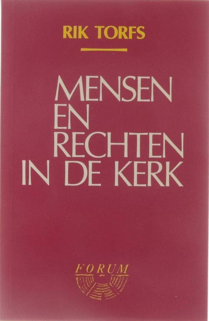 Mensen en rechten in de kerk / Forumreeks / nr. 12 R. Torfs, Boeken, Wetenschap, Zo goed als nieuw, Verzenden