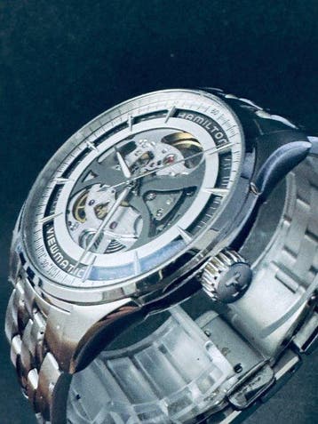 Hamilton - Jazzmaster Viewmatic Skeleton - H425550 - Homme -