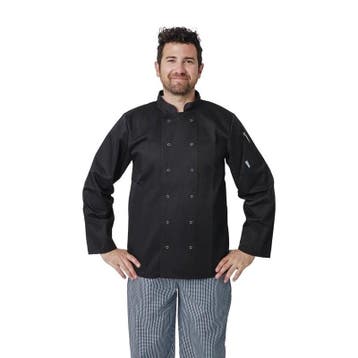 Whites Vegas koksbuis lange mouw zwart | Polyester/katoen, Verzenden