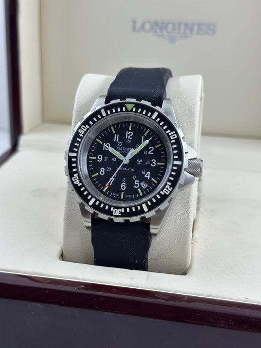 Marathon Automatic Military Diver – 42 mm – Swiss Mad, Handtassen en Accessoires, Horloges | Heren
