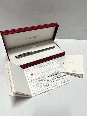Cartier - Trinity brushed palladium - 18k Nib - Stylo à