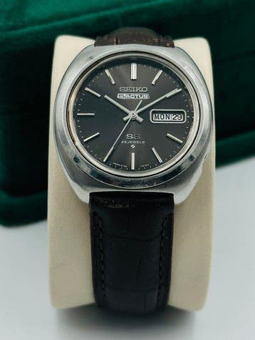 Seiko - Actus SS Black Dial Automatic Watch - Sans prix de
