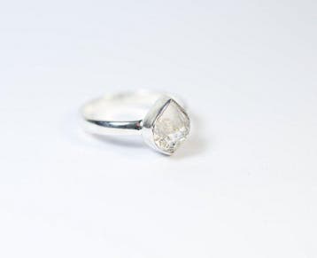 Herkimer-diamant ring / nieuw- 2.84 g - (1)