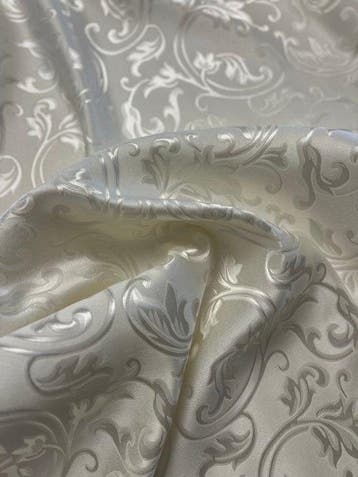 Luxe Venetiaanse San Leucio witte damaststof - Textiel - 2.8