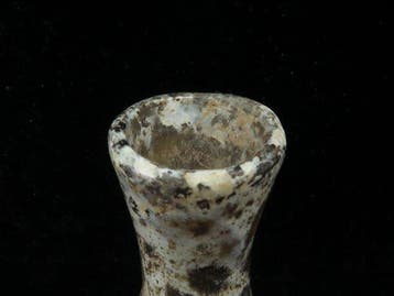 Laat-Romeins / Vroeg-Byzantijns Glas Parfum/Zalffles - 9 cm