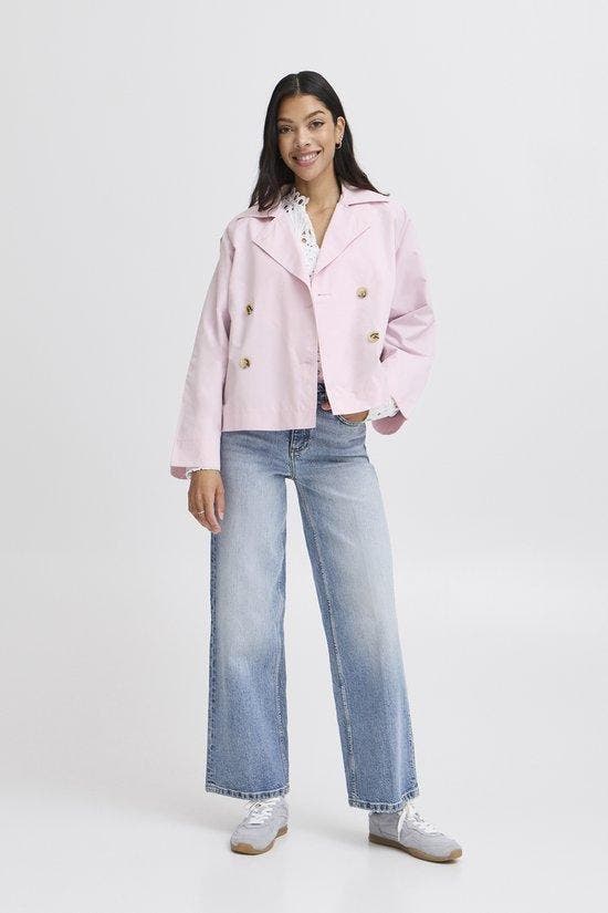 b.young  - Dames Jas - Maat 42 Roze (Jassen, Dameskleding), Kleding | Dames, Jassen | Winter, Nieuw, Verzenden